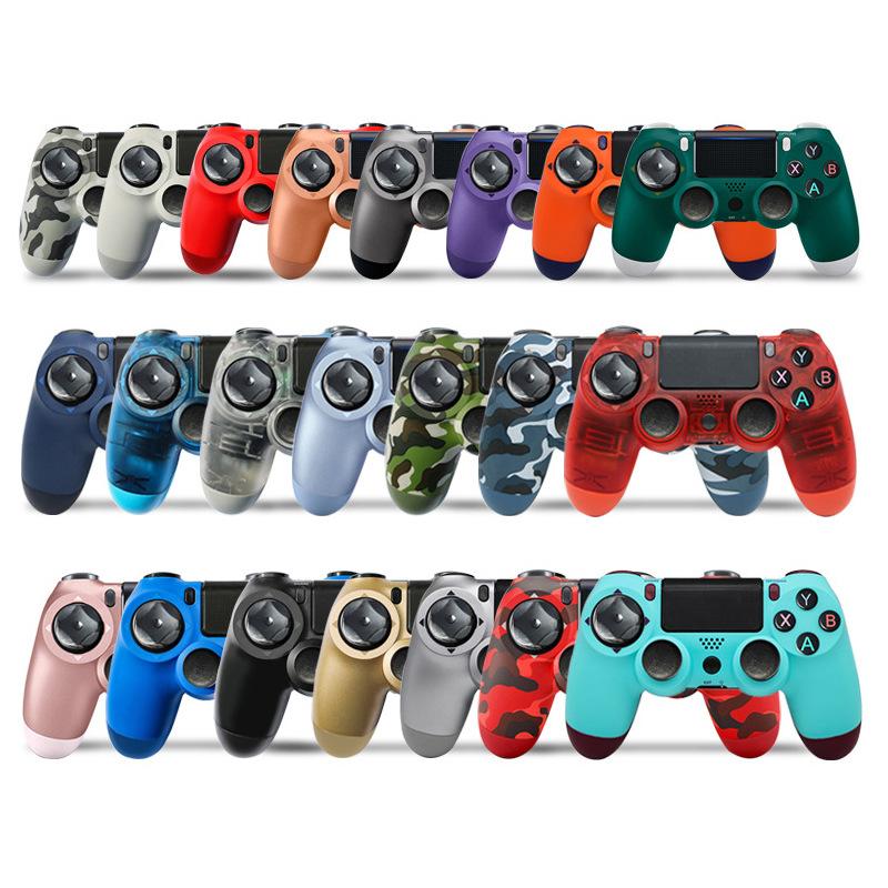 Cross-Border PS4 Handle PC Computer Wired Double Motor Vibration Gyroscope PS4 Bluetooth 4.0 Wireless Game Handle