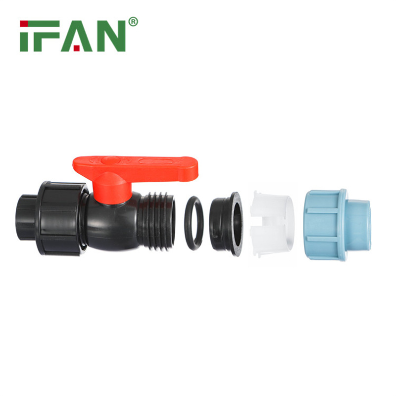 IFAN Factory 601 Female Ball Valve Plumbing Poly PP Fittings细节图