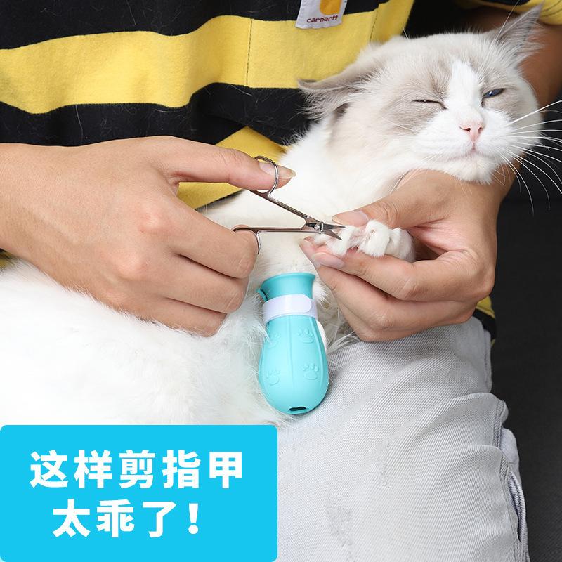 anti-scratch  foot cover pet supplies  grooming bag  miracle baby sponge pet booties  booties cat's paw sets Application Scenario