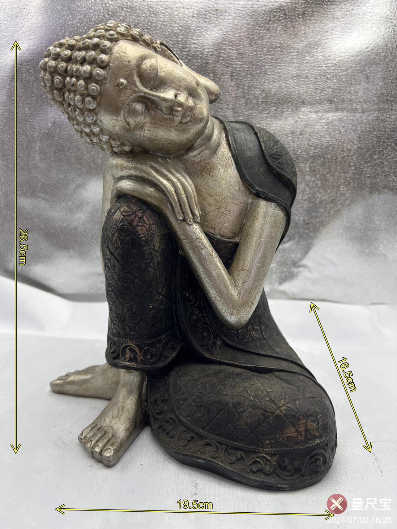 热门睡佛摆件树脂工艺品摆件宗教佛像摆件仿古睡佛树脂工艺品摆件