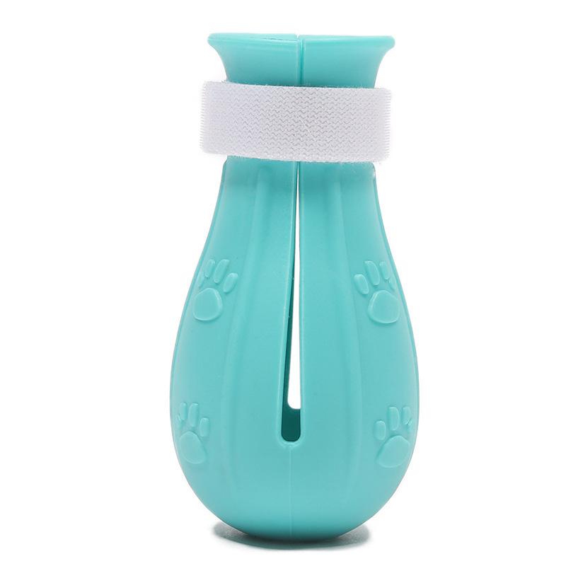 anti-scratch  foot cover pet supplies  grooming bag  miracle baby sponge pet booties  booties cat's paw sets Item Picture