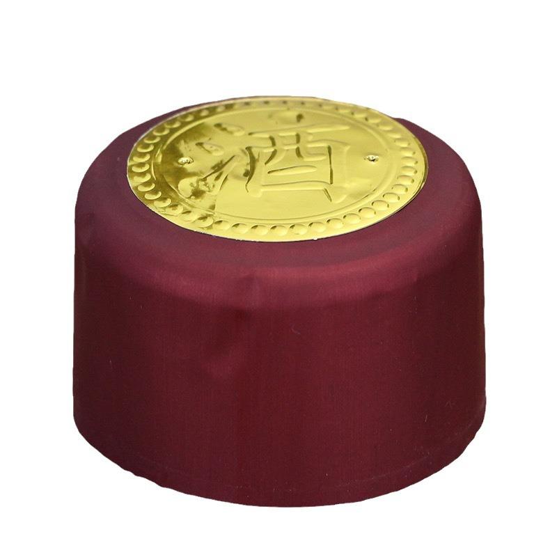 factory disposable sealing heat shrink film pvc sealing contractile plastic cap wine jar sealing film white spirit bottle wine cap wholesale Item Picture