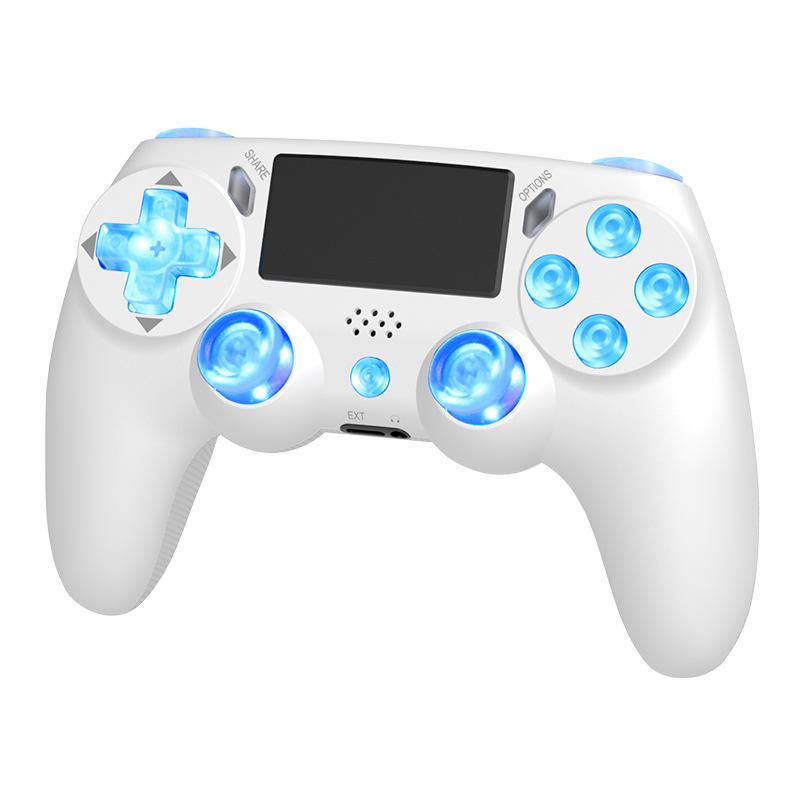 ps4 gamepad compatible with pc computer version six-axis vibration body sense rgb lamp button bluetooth wireless game handle Application Scenario
