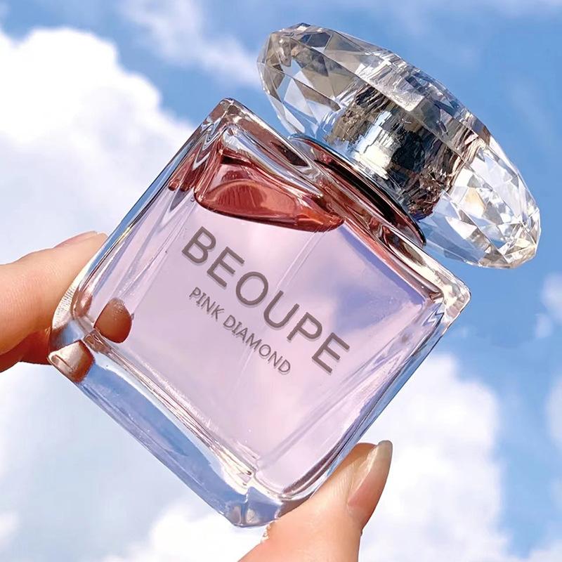 Best-Seller on Douyin Pink Diamond Bright Crystal Perfume Women's Long-Lasting Flowering and Fruiting Adjustable Light Perfume Student Cheap Perfume Wholesale