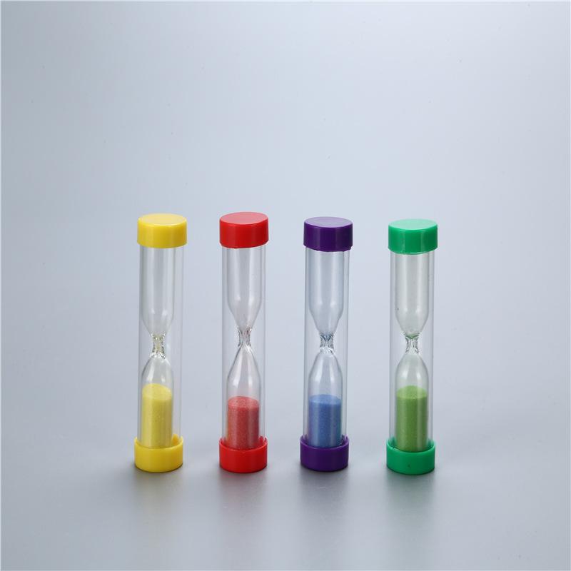 hourglass timing supply color plastic sucker hourglass mini plastic hourglass customized factory direct supply