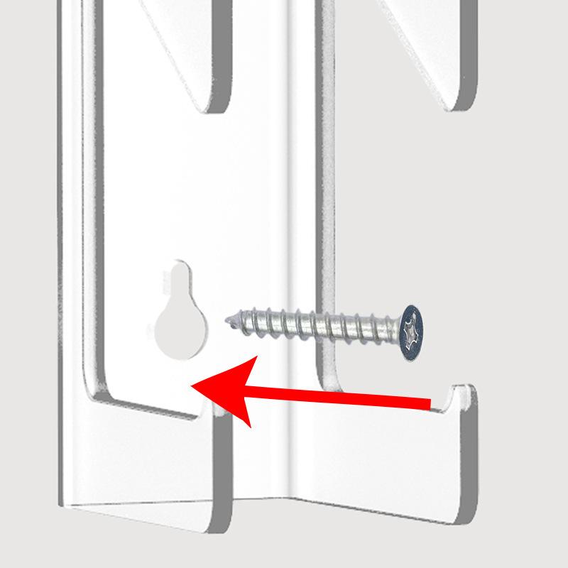 ps5/ps4/xbox/switch handle universal storage rack wall-mounted storage headset transparent rack Specification drawing