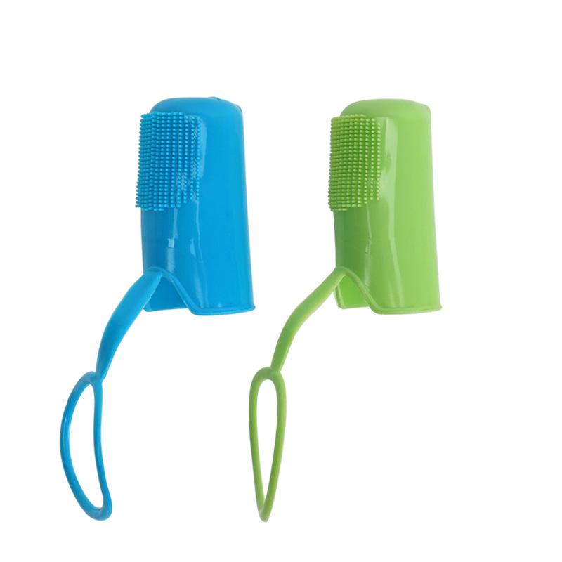 pet supplies pet finger toothbrush dog  finger toothbrush toothbrush oral teeth cleaning supplies Item Picture