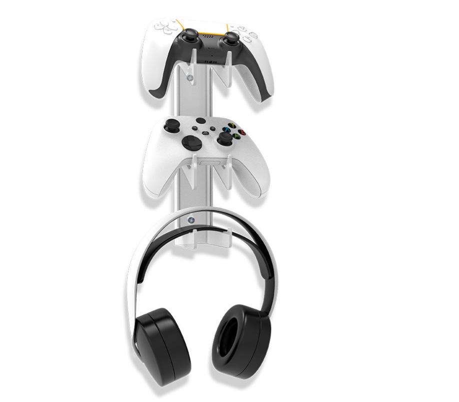 ps5/ps4/xbox/switch handle universal storage rack wall-mounted storage headset transparent rack Item Picture