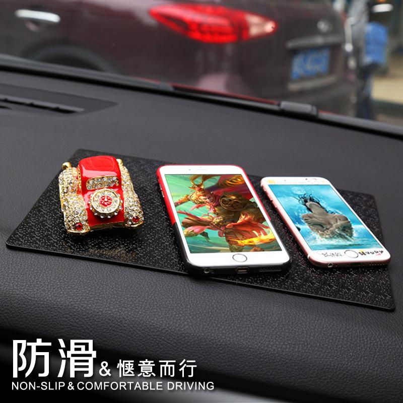 On Board Non Slip Mat Sunscreen Car No. plus-Sized Dashboard Car Decoration High Temperature Resistance Car Mount for Phone Storage Pad