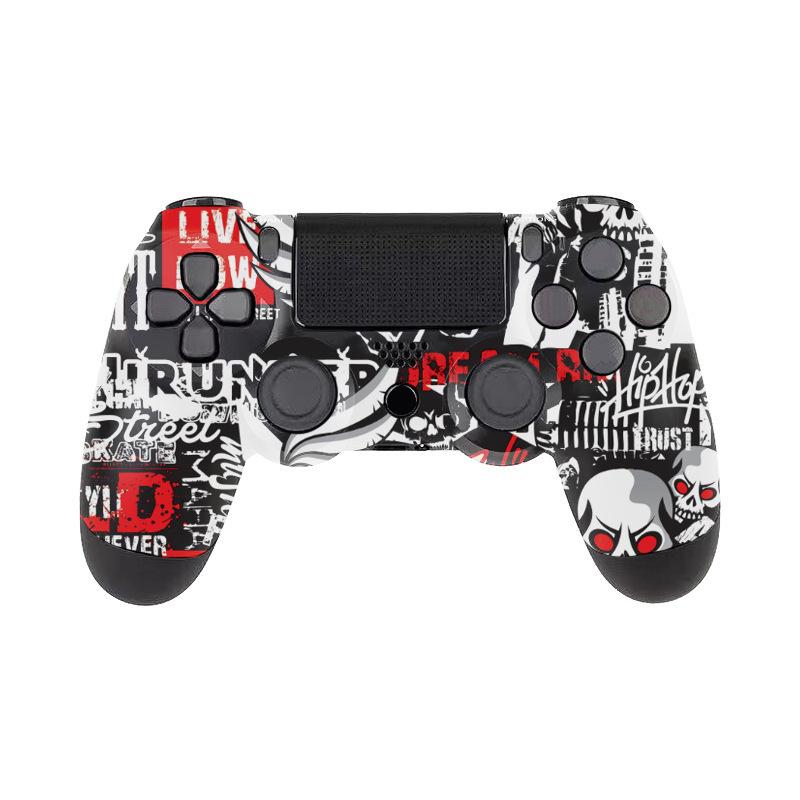Cross-Border New PS4 Handle Water Transfer Printing Craft with Pattern Game Handle Wireless Bluetooth Double Vibration Double Motor Application Scenario