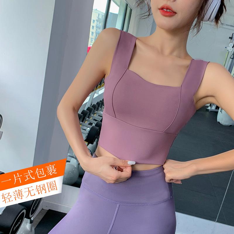 sports underwear women's shock-absorbing anti-sagging running vest push-up shape fixing beauty back shock-proof bra fitness yoga wear summer Application Scenario