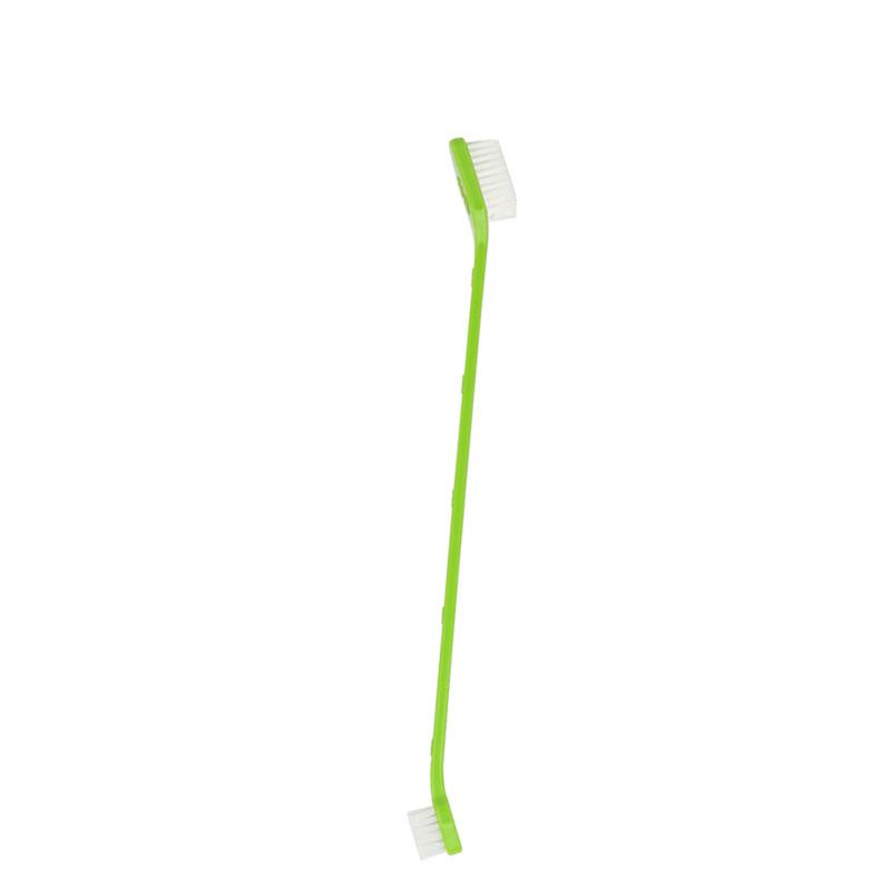 pet supplies pet toothbrush nylon silk dog paw prints size double-headed toothbrush dog oral cleaning dogs and cats toothbrush Item Picture