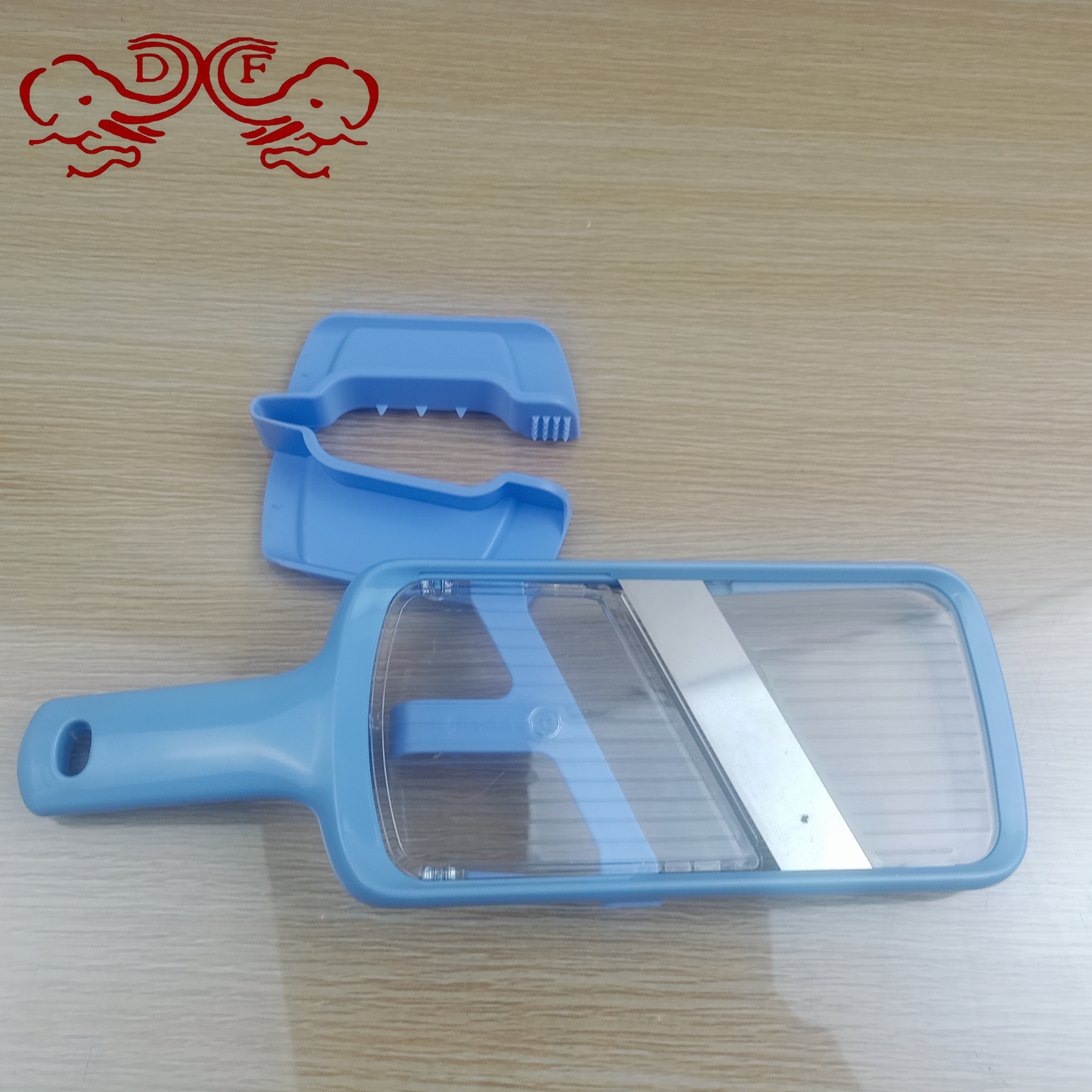 DF68855 Chip wiper household adjustable Potato chip Potato slicer Garlic slice slicer Hand holder Simple DF TRADINGHOUSE Specification drawing