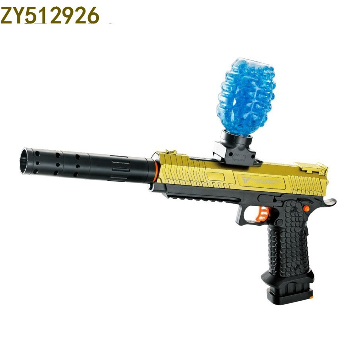 Electric toy boy outdoor PlayerUnknown's Battlegrounds model gun hand-hand automatic water bullet gun [Collaboration Version] Graffiti/Solid color 7.4V lithium battery water bullet gun Application Scenario