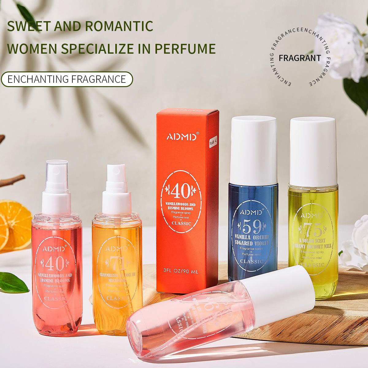 Exclusive for Cross-Border Perfume 90ml Hair Body Perfume Fragrance Spray Amazon Hot Brazilian Alcohol-Free Perfume full figure