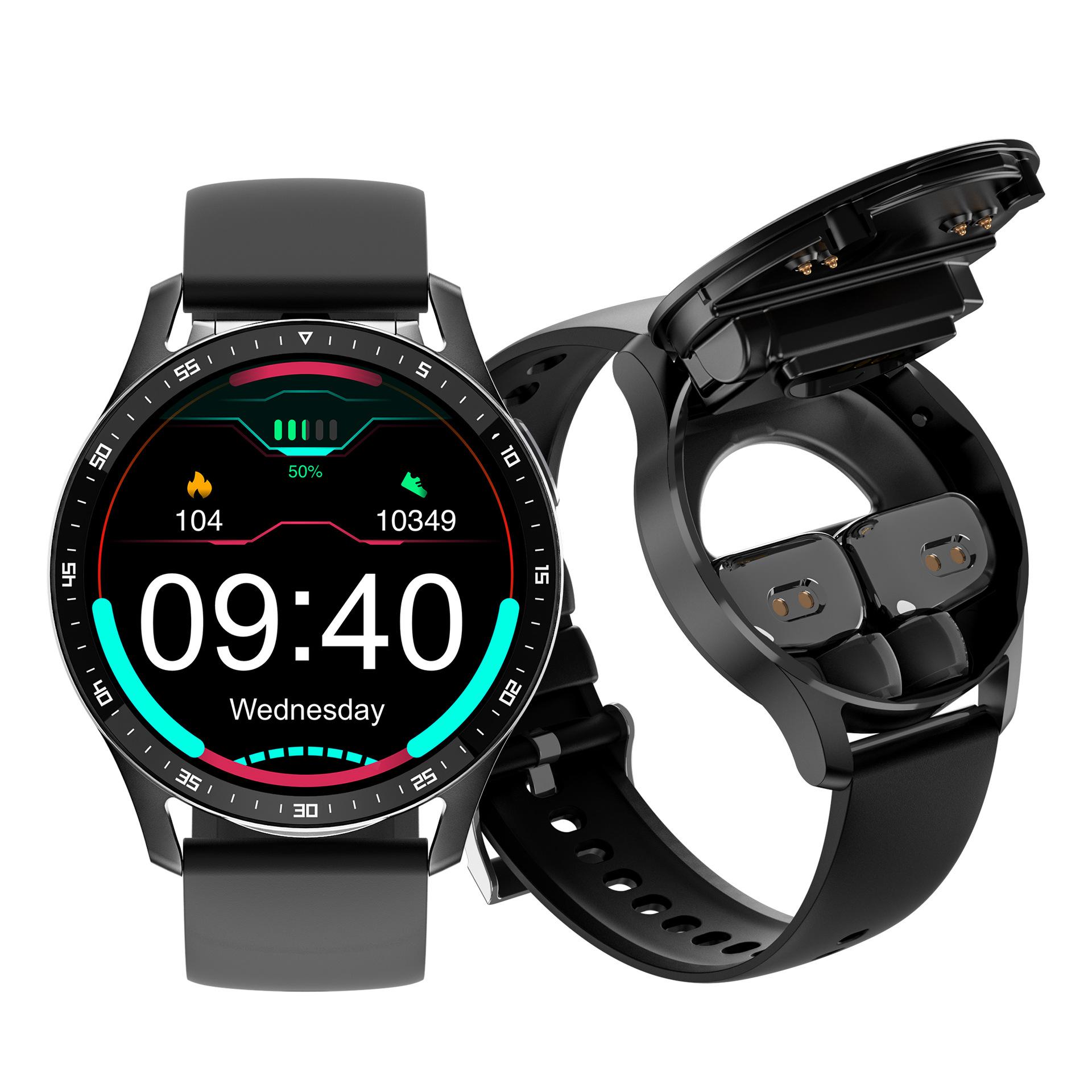 x7 smart watch bluetooth headset 2-in-1 tws wireless binaural call listening to music sports cross-border hot selling Specification drawing