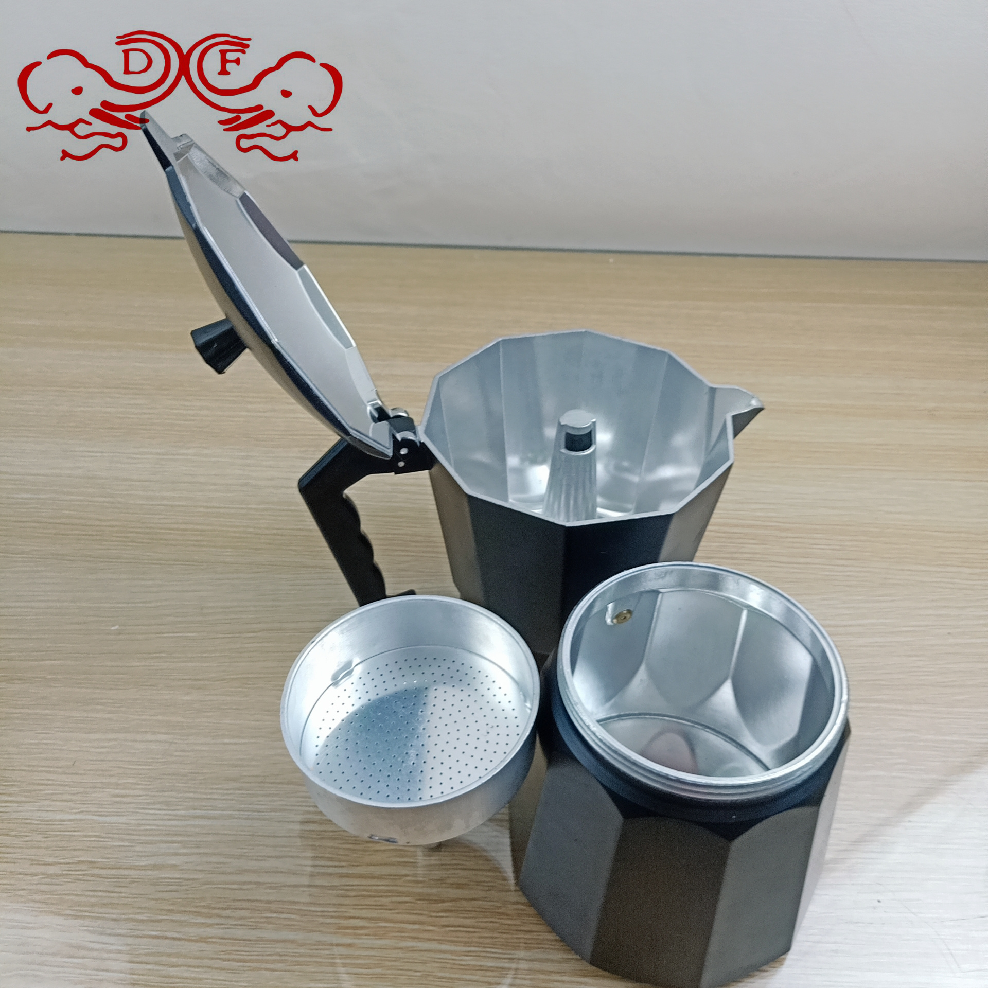 DF99636 قارورة قهوة من نوع أورو، مصنوعة من الألومنيوم المصنوعة من الألومنيوم details Picture