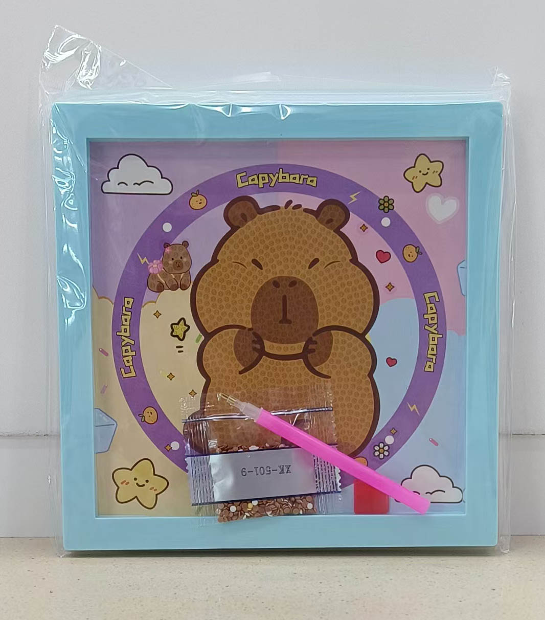 XK501 photo frame diamond painting details Picture