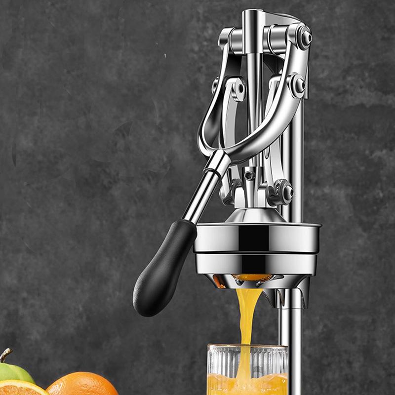 new heightened body thickened aluminum alloy base manual fruit juicer orange lemon watermelon juicer details Picture