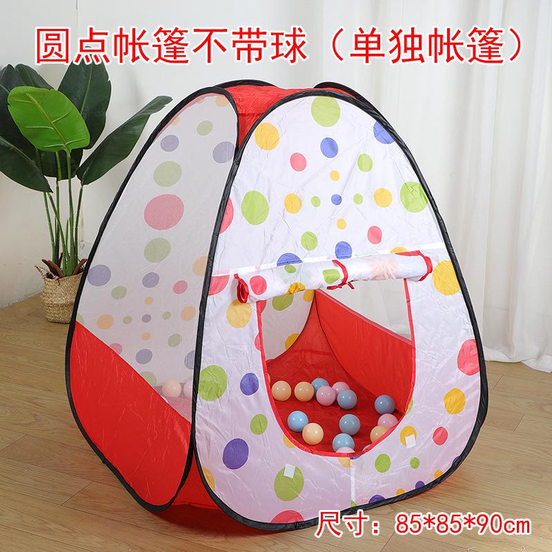 manufacturer children's castle yurt game tent foldable children's indoor game house black edge princess tent Application Scenario