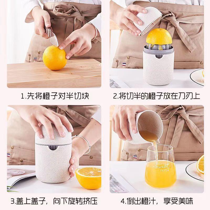 small pomegranate fruit orange portable squeeze manual juicer hand pressure orange juice juicer simple device lemon details Picture