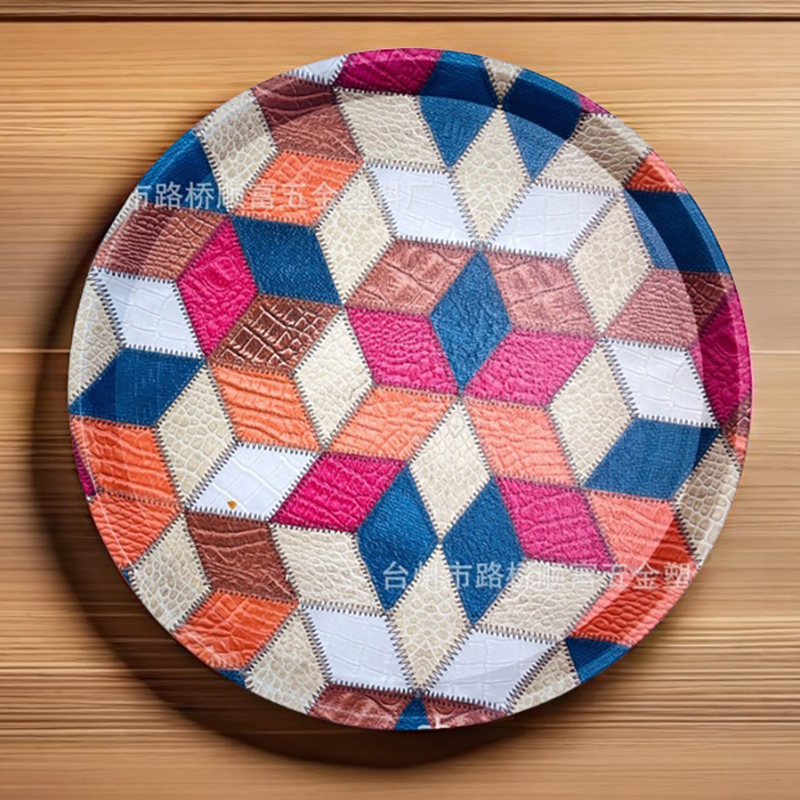 Leather trays for restaurants and coffee shops, dining trays, decorative trays, ornaments, storage and organization, plastic trays, wholesale discounts, high-end, durable and practical Specification image