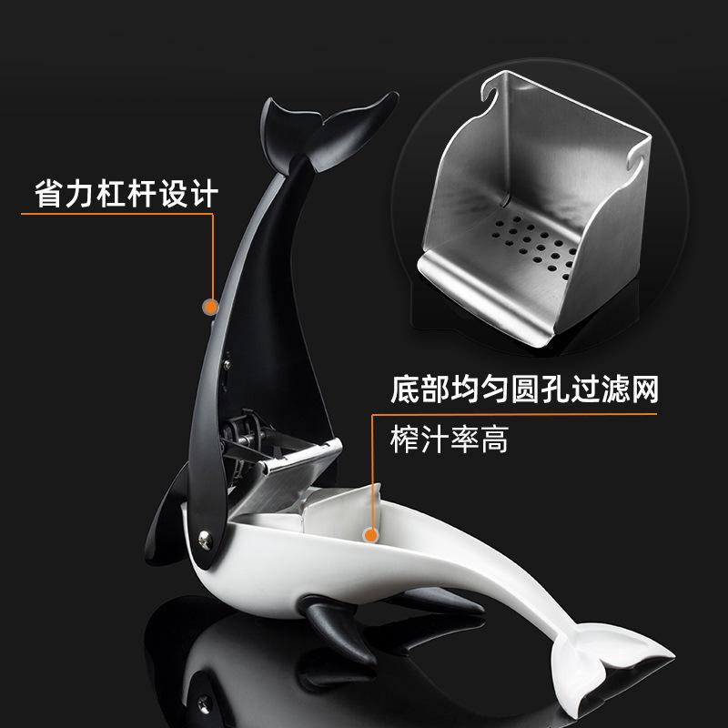 new creative killer whale juicer household large orange fruit juicer squeezing machine manual lemon press juice artifact Application Scenario