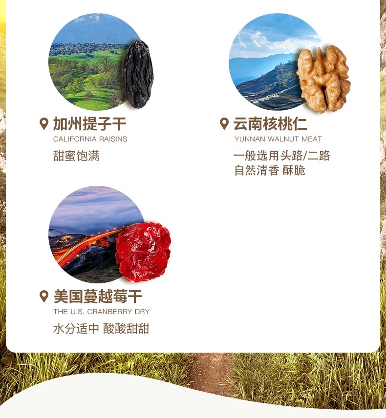批发包邮！加州原野每日坚果750g干湿分离锁鲜装礼盒装零食组合混合干果小包详情5