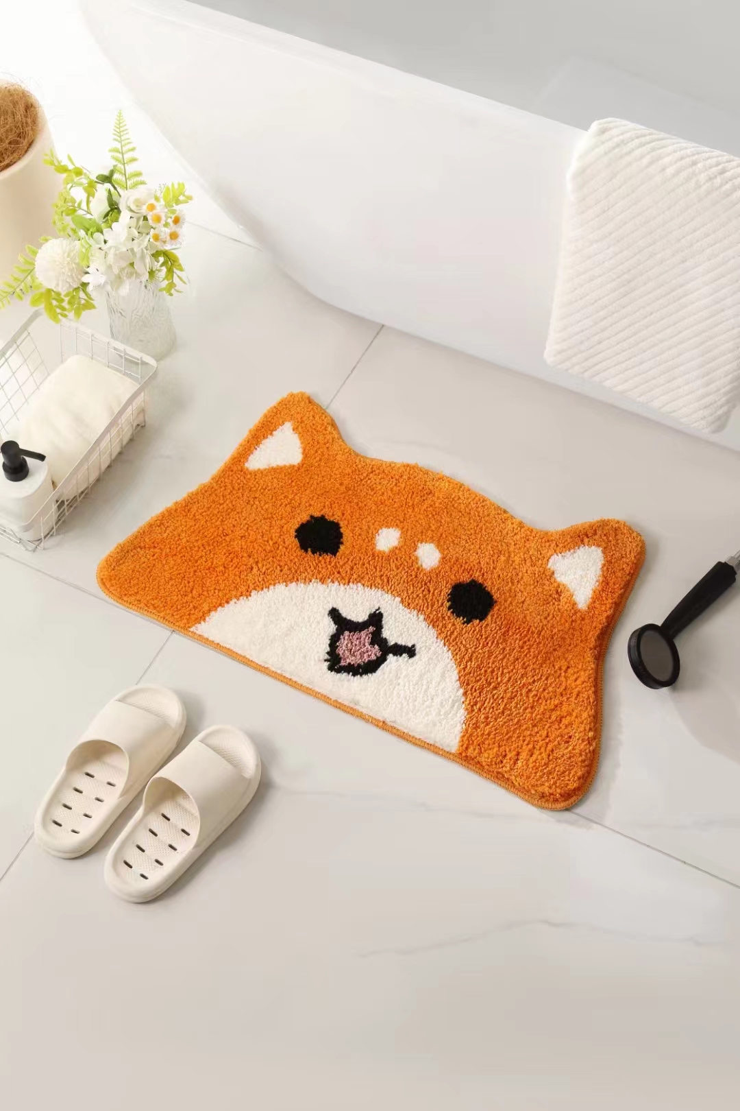 New cat head style floor MATS, anti-slip MATS, foot MATS, door MATS, bathroom MATS, absorbent MATS, kitchen MATS, carpets, 40*70cm, 4 patterns. Good product quality Specification drawing
