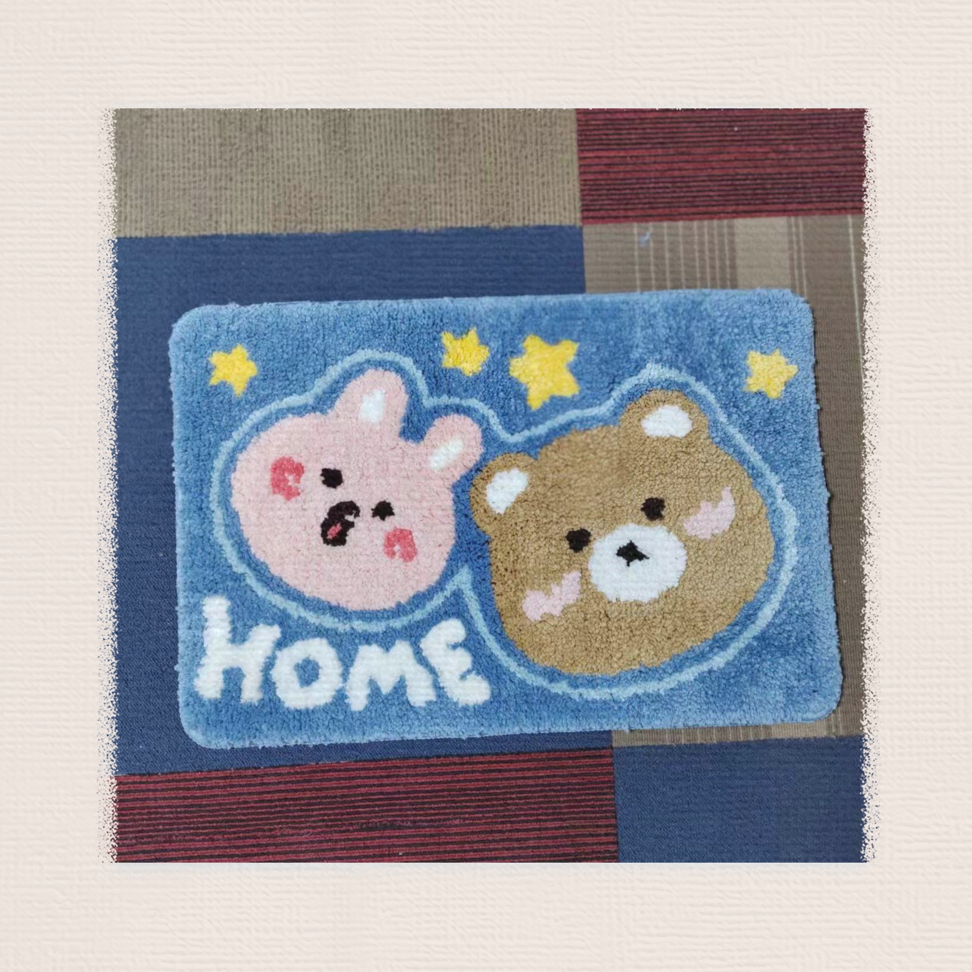 The new ultra-fine jacquard floor mat, anti-slip mat, foot mat, door mat, bathroom mat, absorbent mat, kitchen mat and carpet TPR base are of good quality. The fabric is thick and the size is 40*60CM, with 50 pieces per piece Item Picture