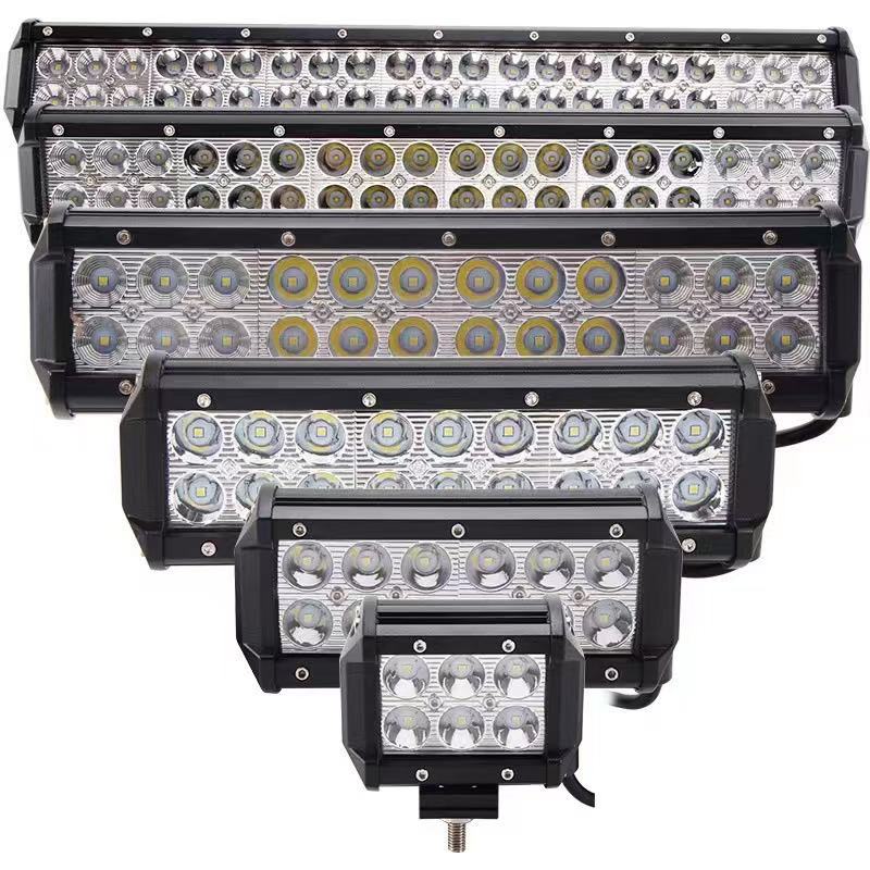 汽车LED工作灯长条灯杠灯越野车顶灯探照灯200W大功率灯详情4