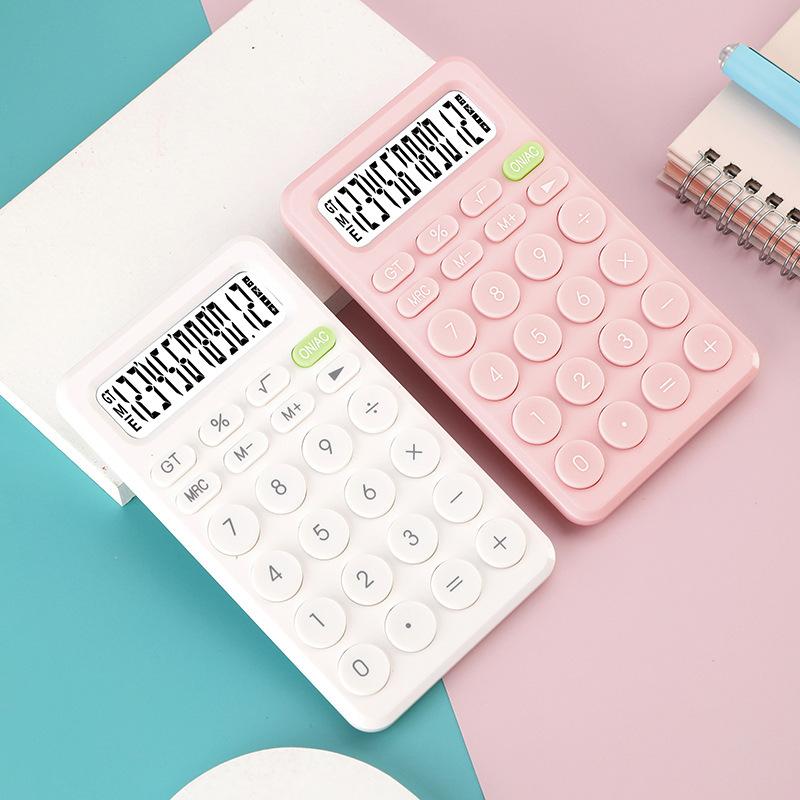 direct supply candy color cute calculator solar 12-bit creative portable student calculator 8-bit optional Specification drawing