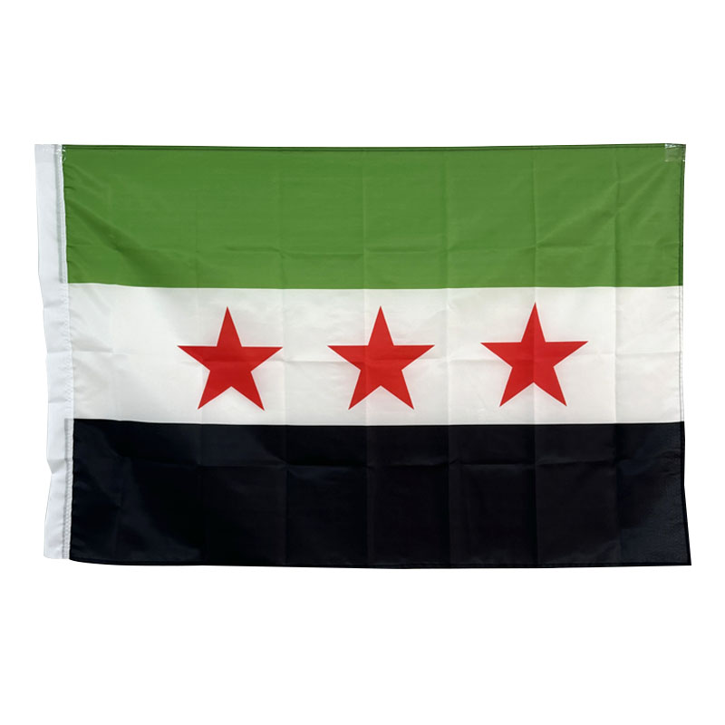 Syrian No. 4 96*144cm flag outdoor office desk universal decoration Item Picture