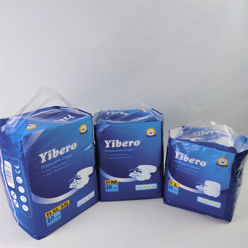 Yibero High Quality Adult Diapers Thickened S-Size XXL Elderly Baby Diapers S Unisex