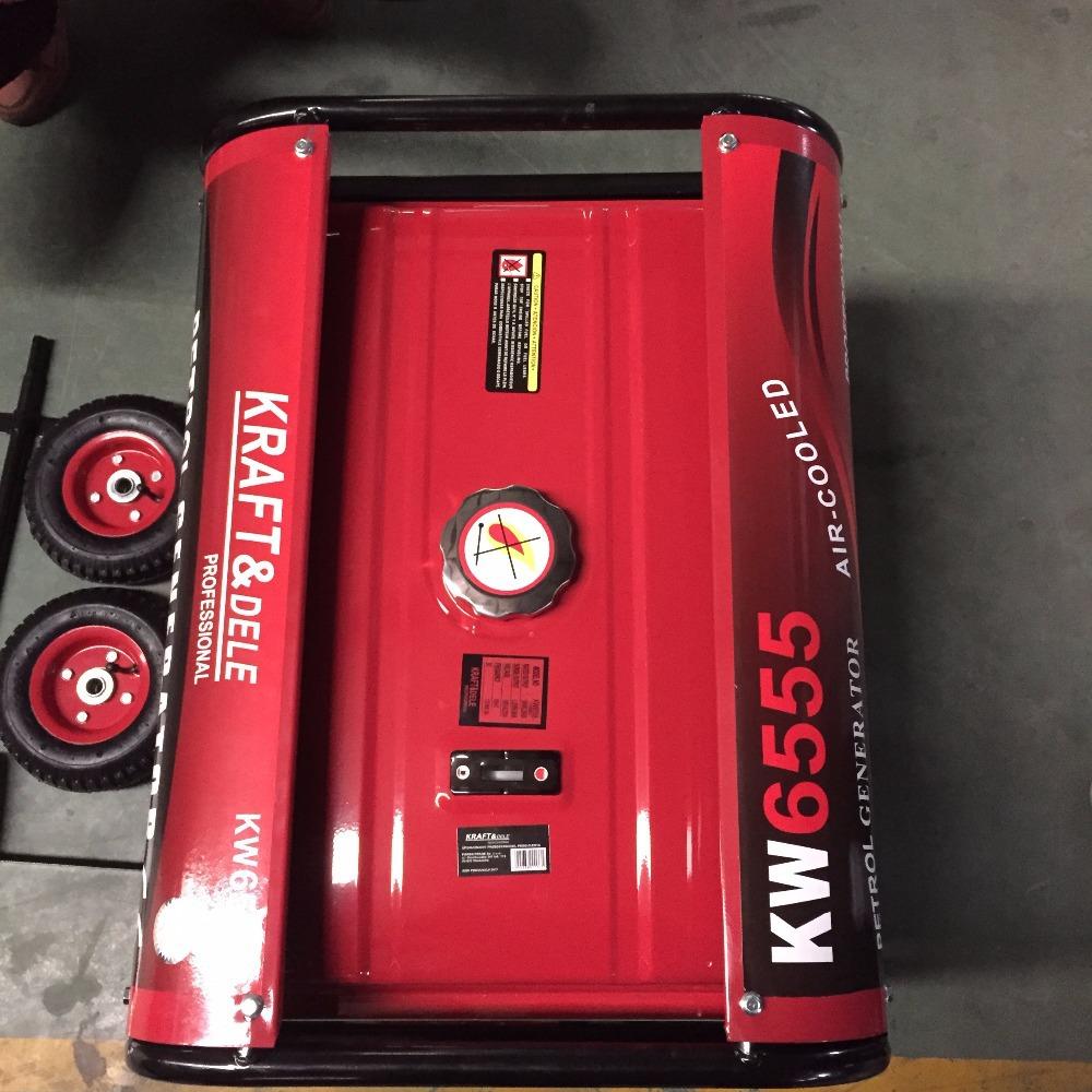 gasoline generator 5/6/7kw emergency power generation field construction project site family standby high power full figure