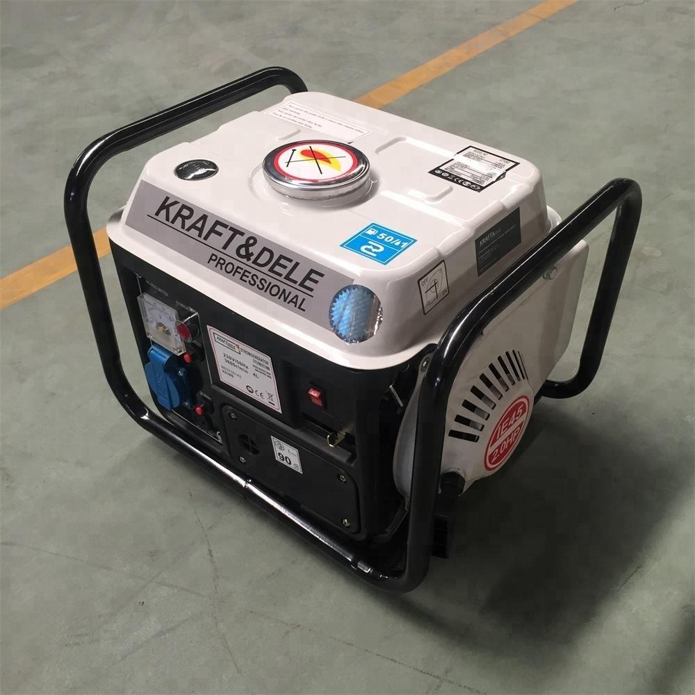 800w mini gasoline generator lightweight portable table camping family standby emergency power generation lighting charging details Picture