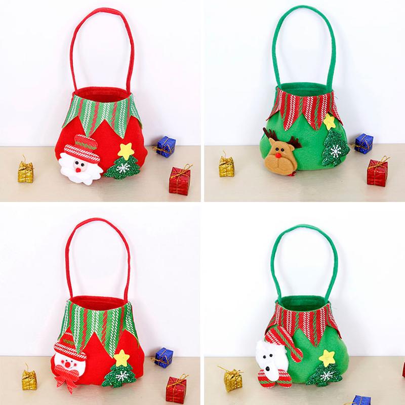 christmas flannel fabric apple bag guest gift candy packaging bag school kindergarten christmas gift bag Application Scenario