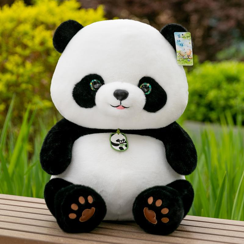 new panda plush toy giant panda doll sichuan chengdu panda house doll commemorative gift mascot