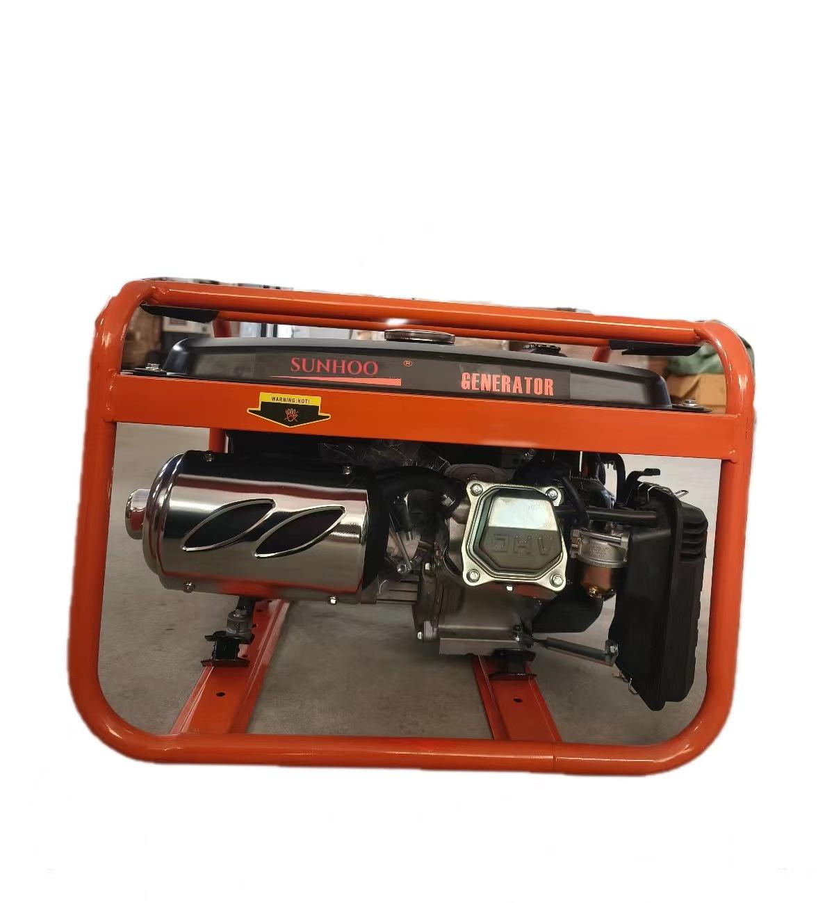 3kw gasoline generator 2 kw emergency hand starting electric start mobile outdoor portable power generation details Picture