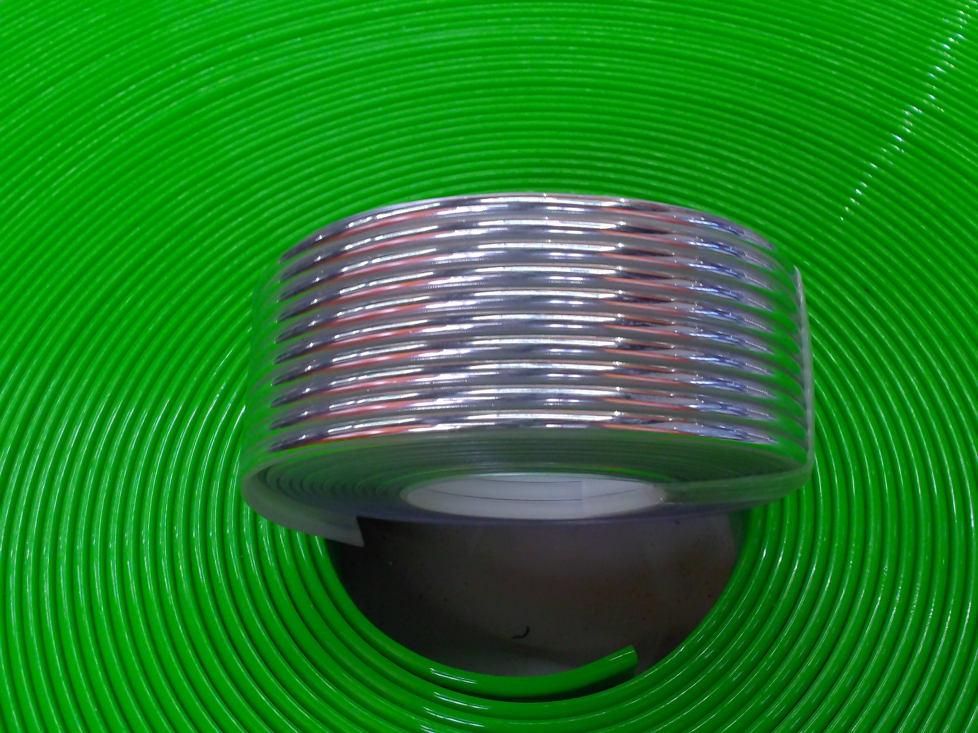 Direct sales from the manufacturer of PVC silver-white simple plastic belt accessories, shoe materials, accessories and jewelry parts
