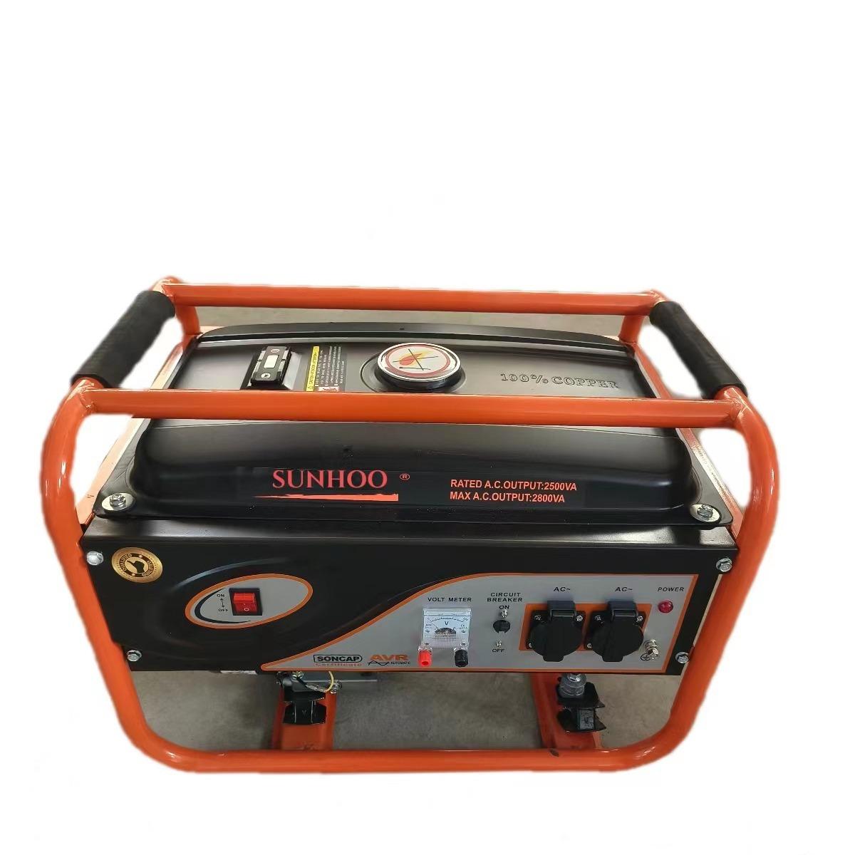 3kw gasoline generator 2 kw emergency hand starting electric start mobile outdoor portable power generation full figure
