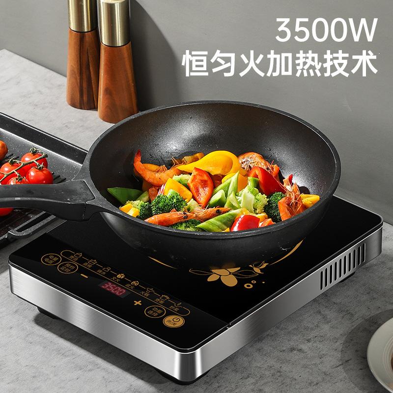 little overlord 3500w high-power induction cooker multi-function waterproof hot pot stove household fierce stir-fry electrical panel details Picture