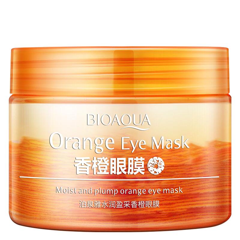 Bioaqua Moisturizing Color Fragrant Citrus Eyes Mask Improving Eye Bags Hydrating Moisturizing Eye Mask Firming Eye Protection Patch Cosmetics Item Picture