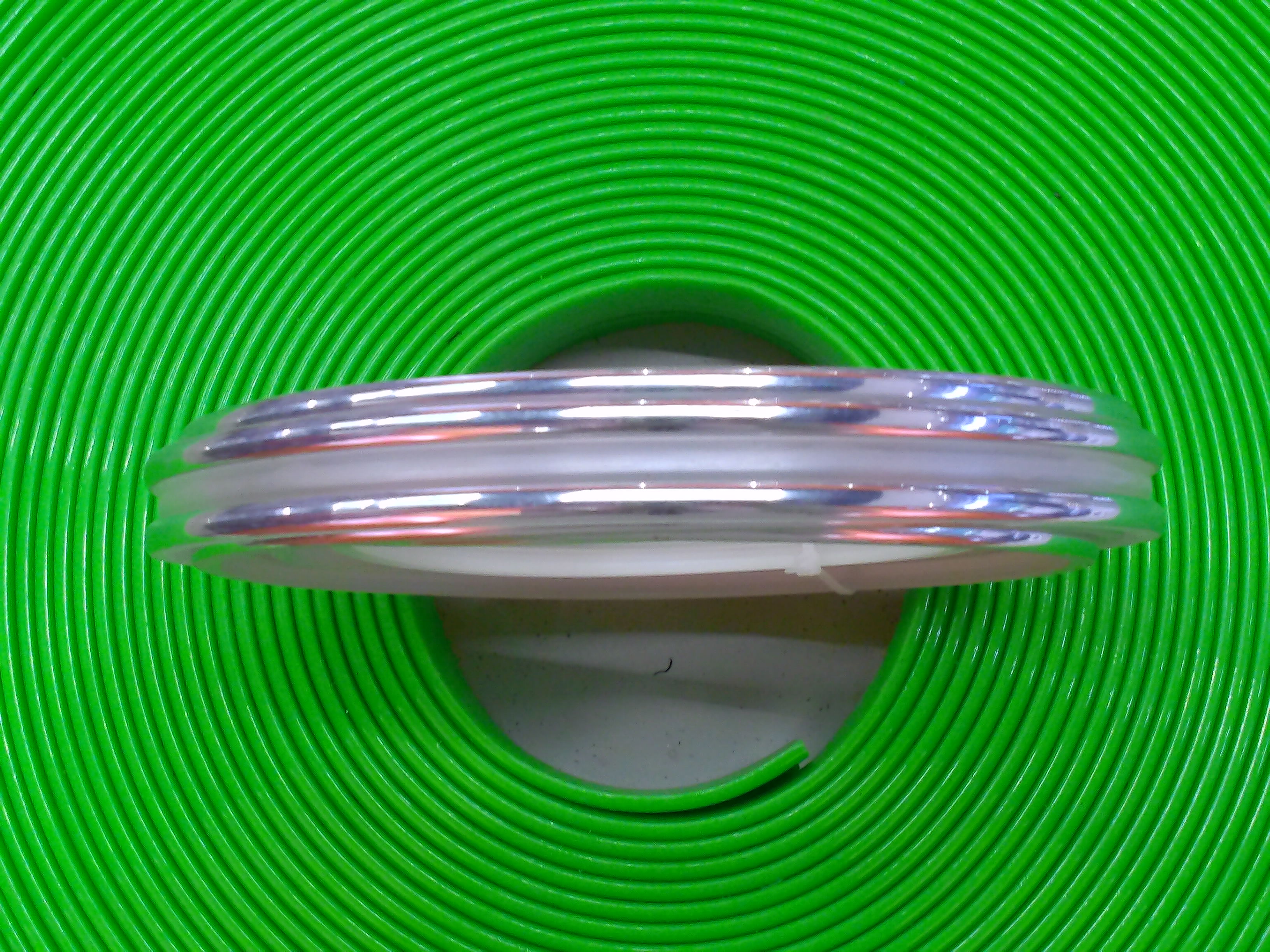 PVC- Silver-white simple plastic belt accessories, shoe materials accessories, jewelry accessories factory direct sales details Picture