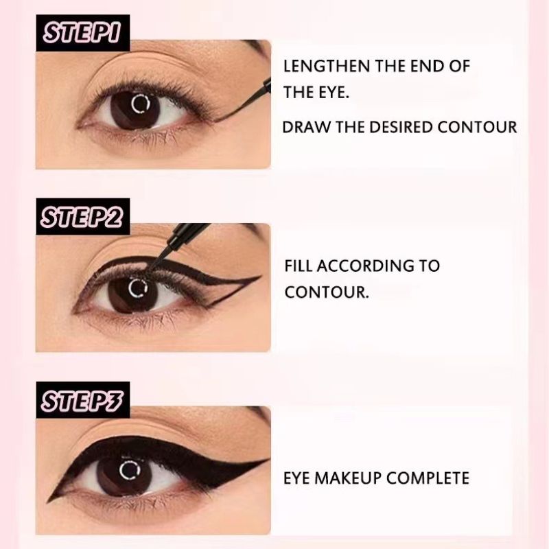 Cross-border new product LYVV makeup eyeliner liquid is waterproof, sweat-proof, does not smudge easily, and is smooth. Wholesale and export of student sleeping pen Specification image