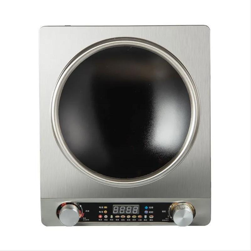 color screen induction cooker suit full set with pot 3500w multi-functional household mantai high-power concave electric stove Item Picture