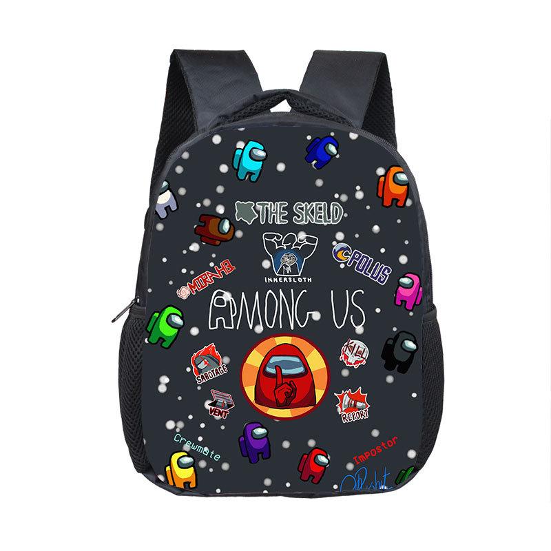 Among US Space Werewolf Killing Primary School Student Schoolbag Dacron Backpack Kindergarten Lightweight Backpack One Piece Dropshipping full figure