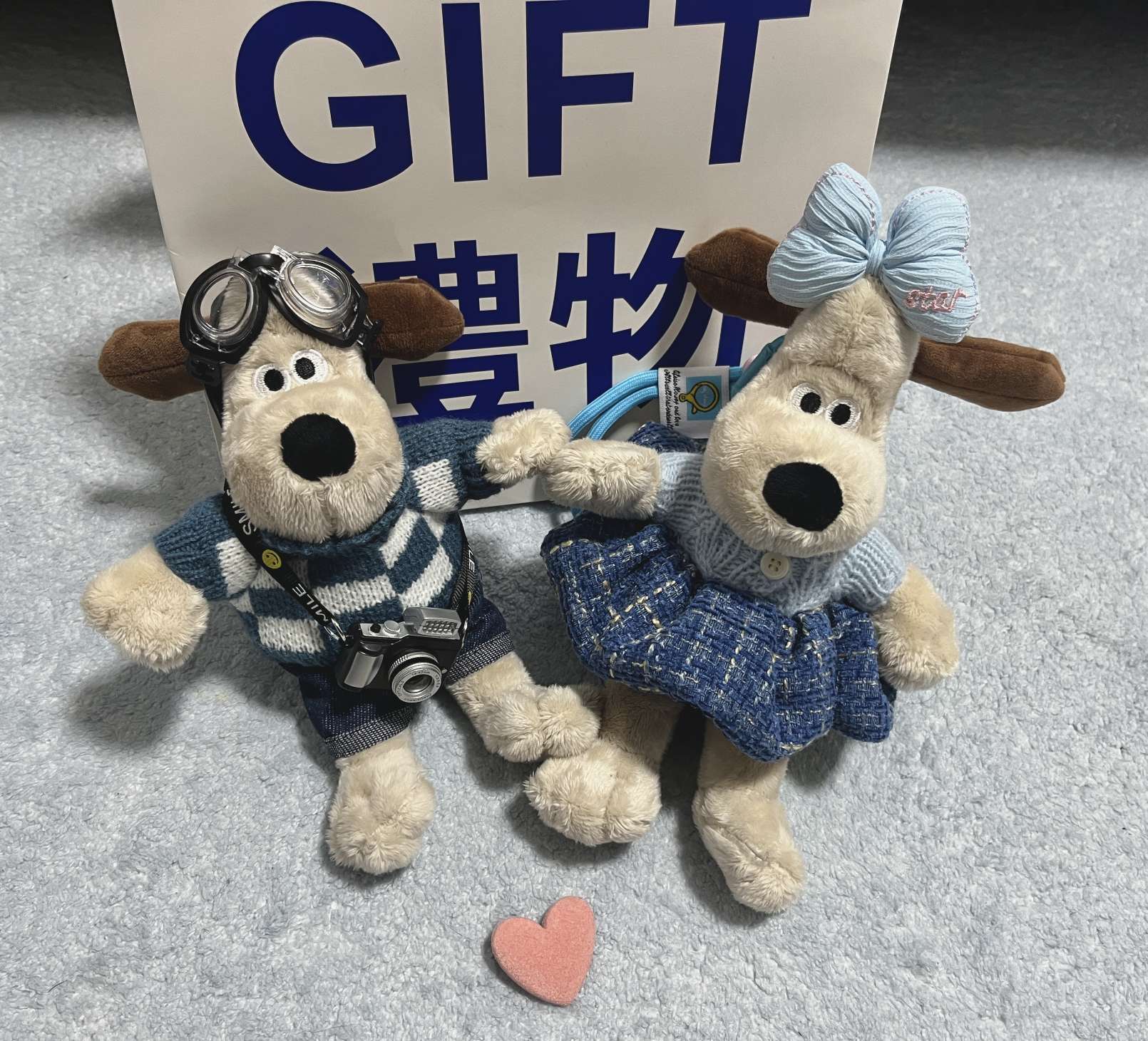 掌门狗DIY公仔玩具 小玩偶包挂 公仔挂件 软萌可爱车挂件 安全无毒儿童玩具