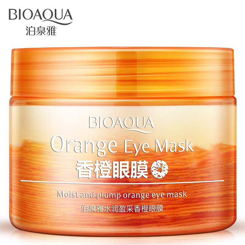Bioaqua Moisturizing Color Fragrant Citrus Eyes Mask Improving Eye Bags Hydrating Moisturizing Eye Mask Firming Eye Protection Patch Cosmetics Specification drawing