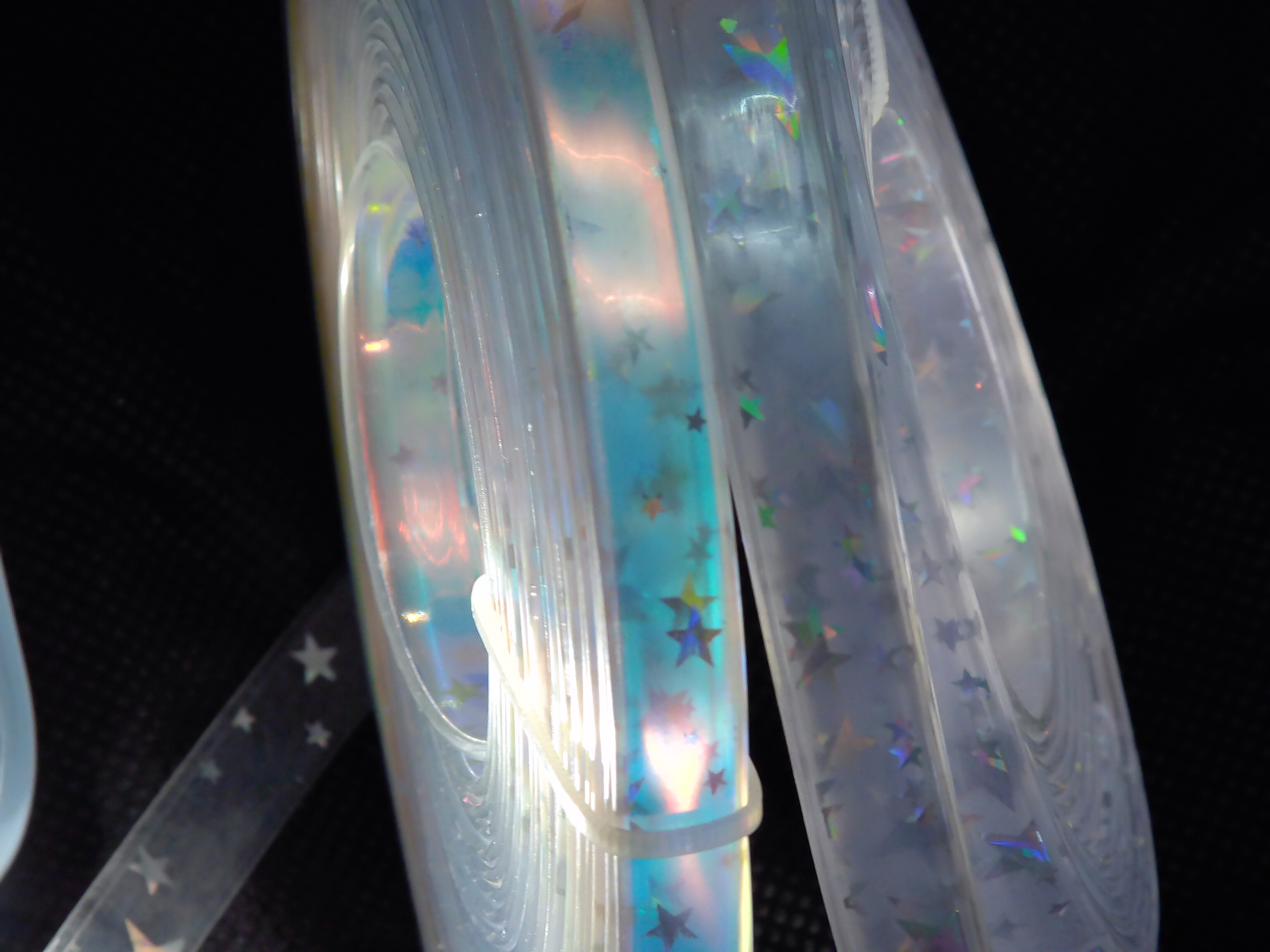 PVC transparent star, simple plastic belt accessories, shoe materials accessories, jewelry accessories factory direct sales details Picture